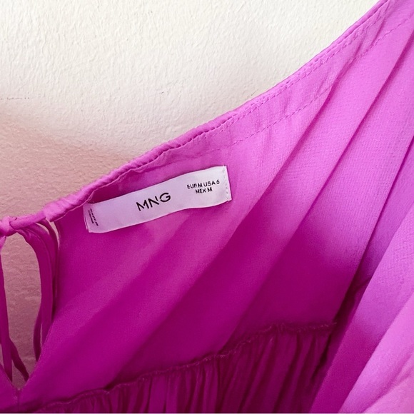 Mango Scoop Neck Satin Dress - Picture 8 of 10